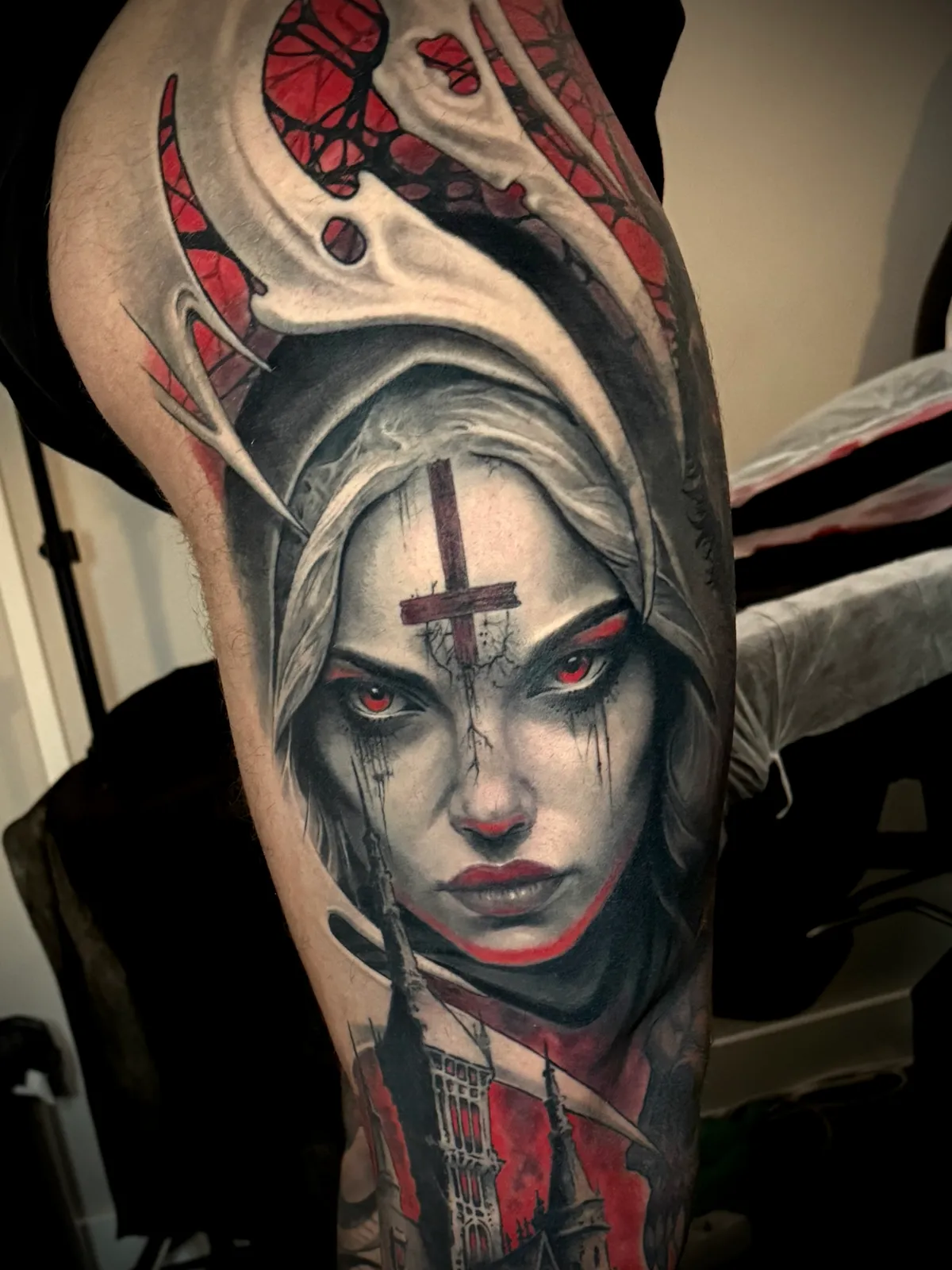 Professional tattoo artist Paul Michael Andras